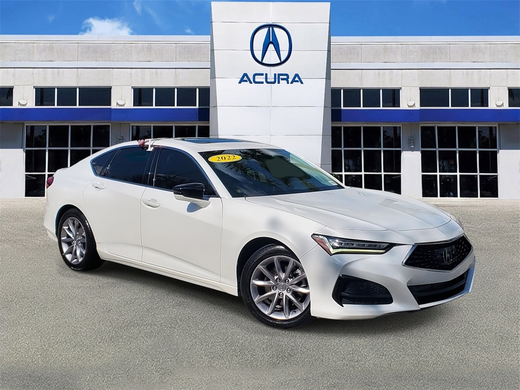 Certified 2022 Acura TLX Base Sedan