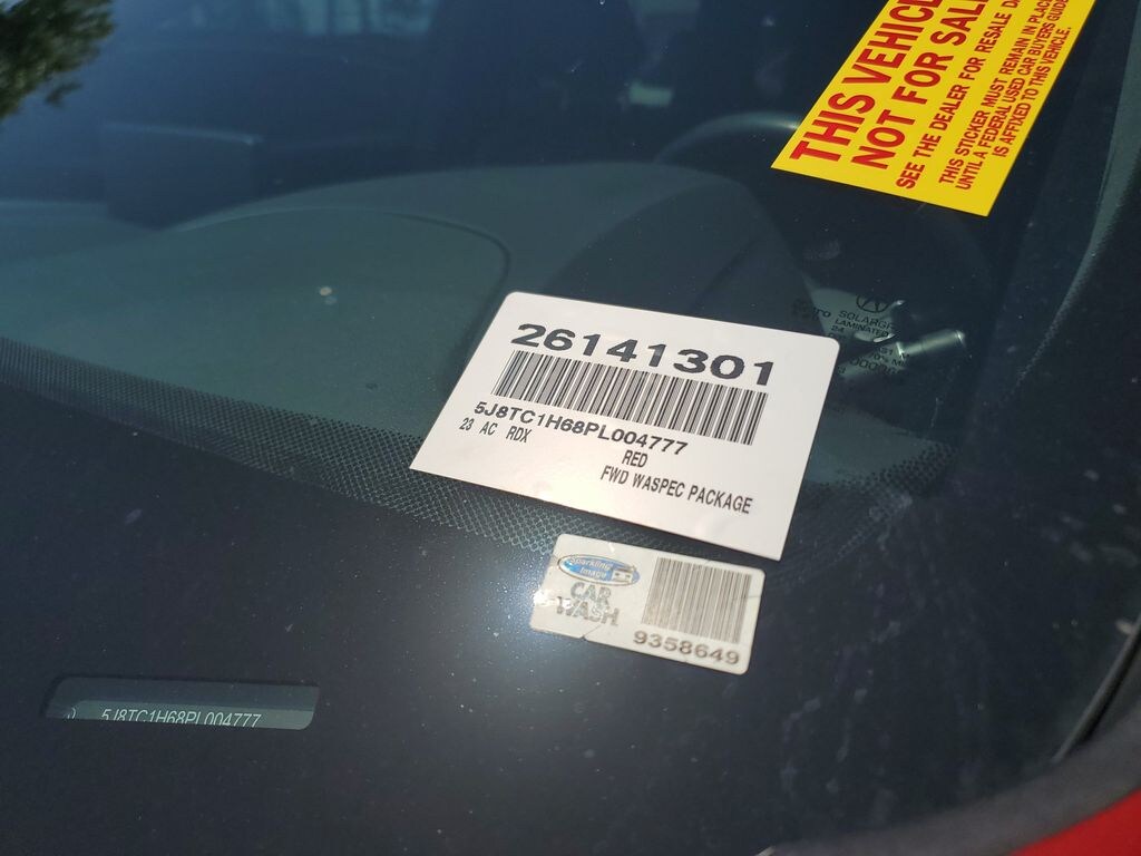Certified 2023 Acura RDX w/A-Spec Package SUV