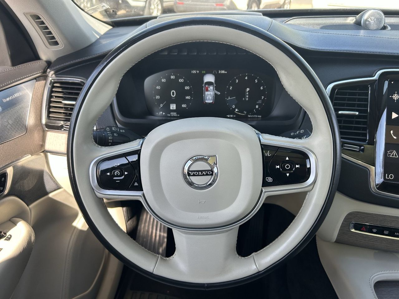 Used 2022 Denim Blue Metallic Volvo T6 Inscription image 25