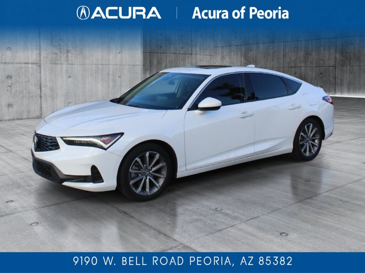 Platinum White Pearl 2024 Acura Integra Hatchback Front-Wheel Drive Continuously Variable Transmission