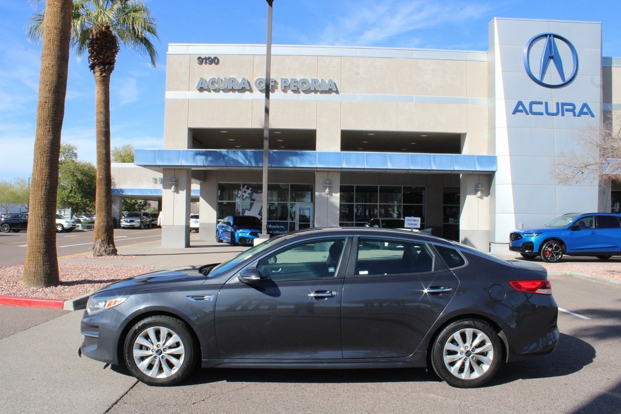 Used 2017 Kia Optima LX with VIN 5XXGT4L31HG154133 for sale in Peoria, AZ