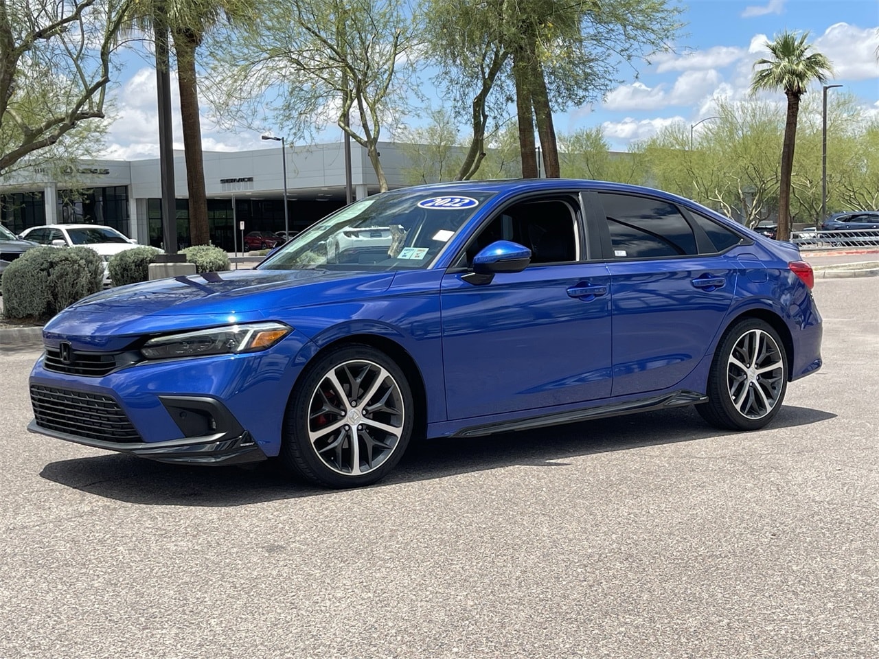 Used 2022 Honda Civic Touring with VIN 2HGFE1F97NH302526 for sale in Peoria, AZ