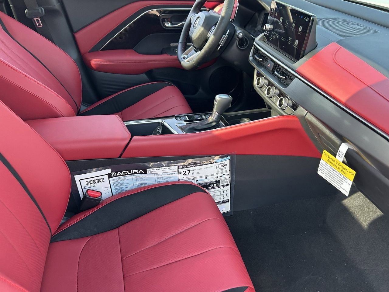 New 2026 Platinum White Pearl Acura A-Spec Advance Package image 12