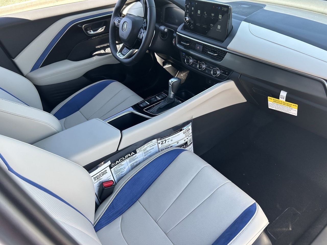 New 2026 Platinum White Pearl Acura A-Spec Advance Package image 14