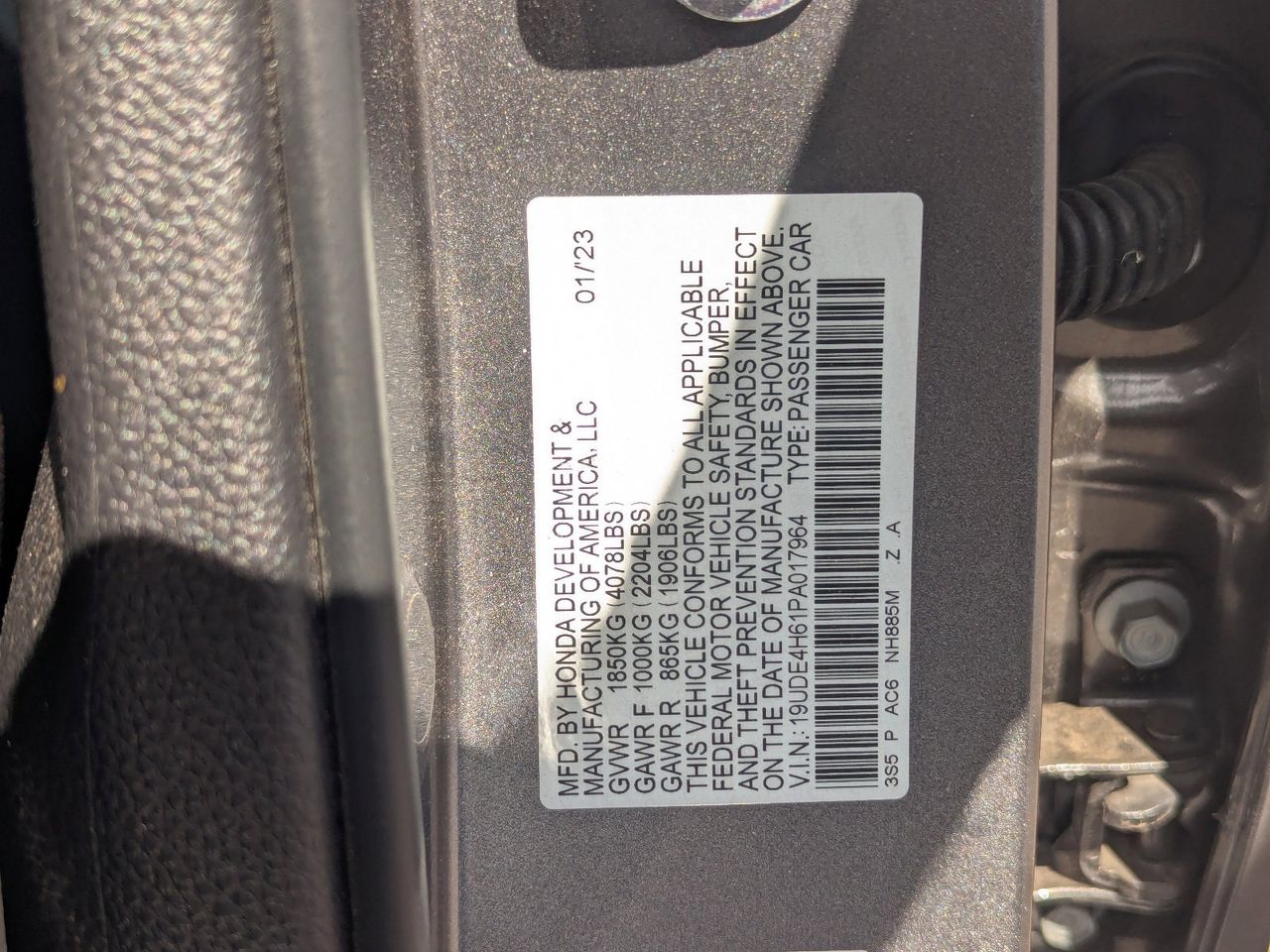 Certified Used 2023 Liquid Carbon Metallic Acura A-Spec Tech Package image 23