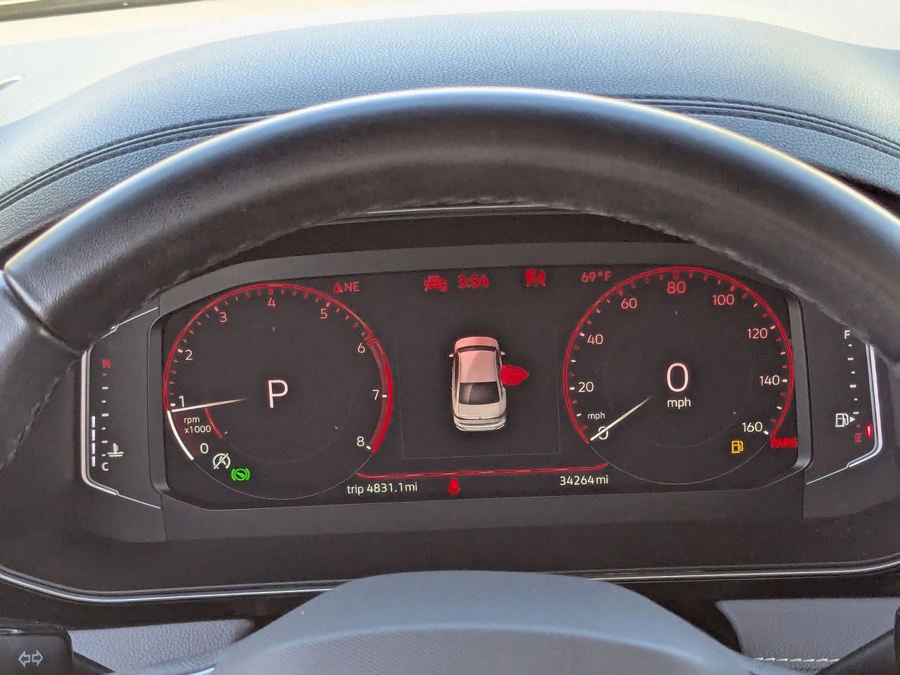 Used 2025 Deep Black Pearl Volkswagen 1.5T SEL image 25