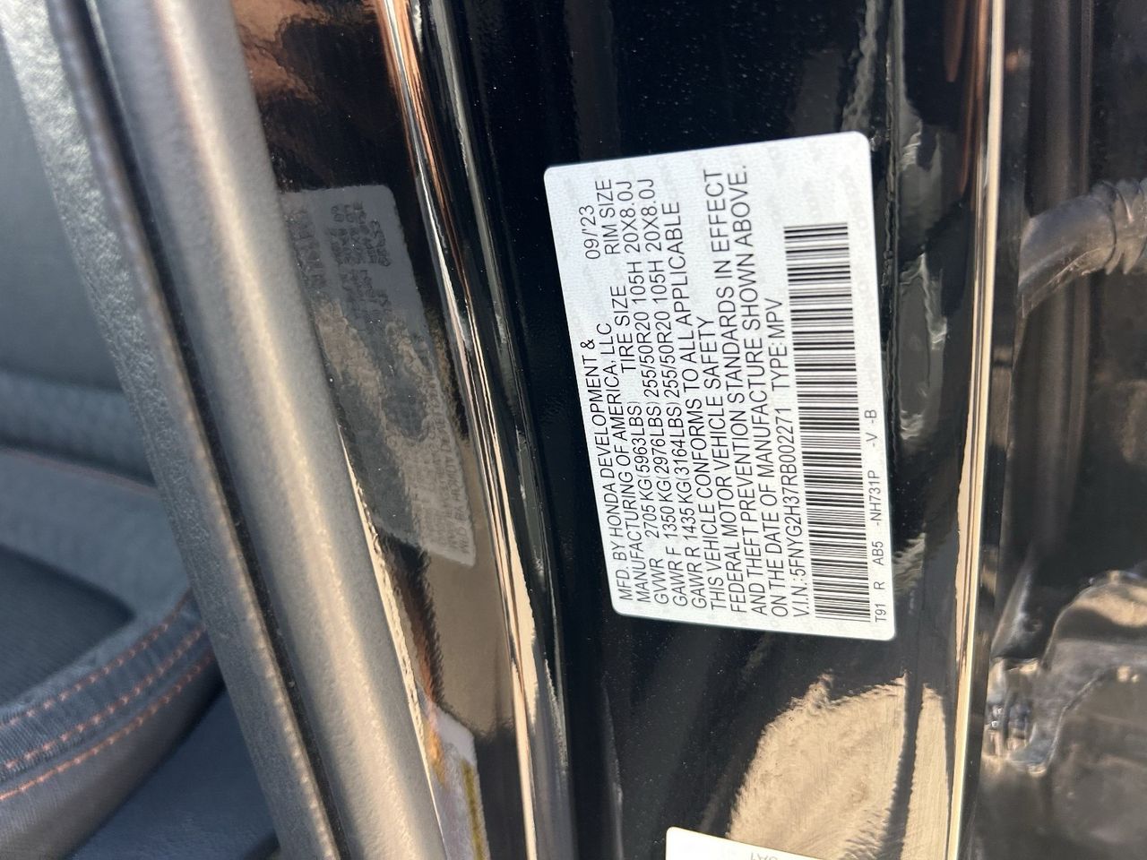 Used 2024 Crystal Black Pearl Honda Sport image 35