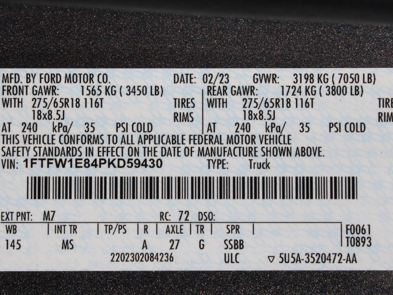 Used 2023 Carbonized Gray Metallic Ford XLT image 32