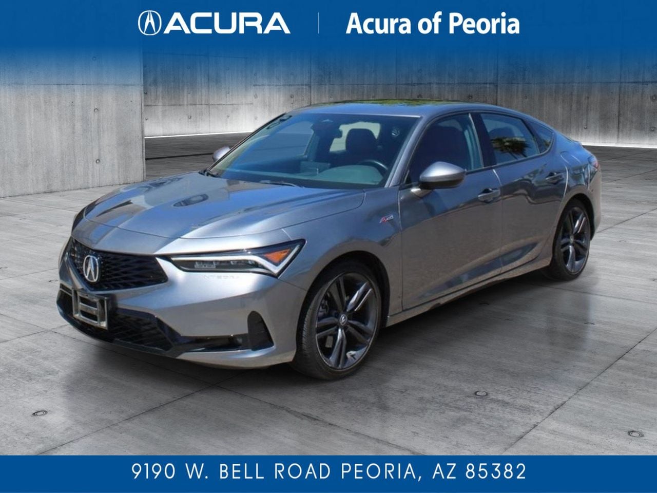 Liquid Carbon Metallic 2024 Acura Integra Sedan Front-Wheel Drive Continuously Variable Transmission