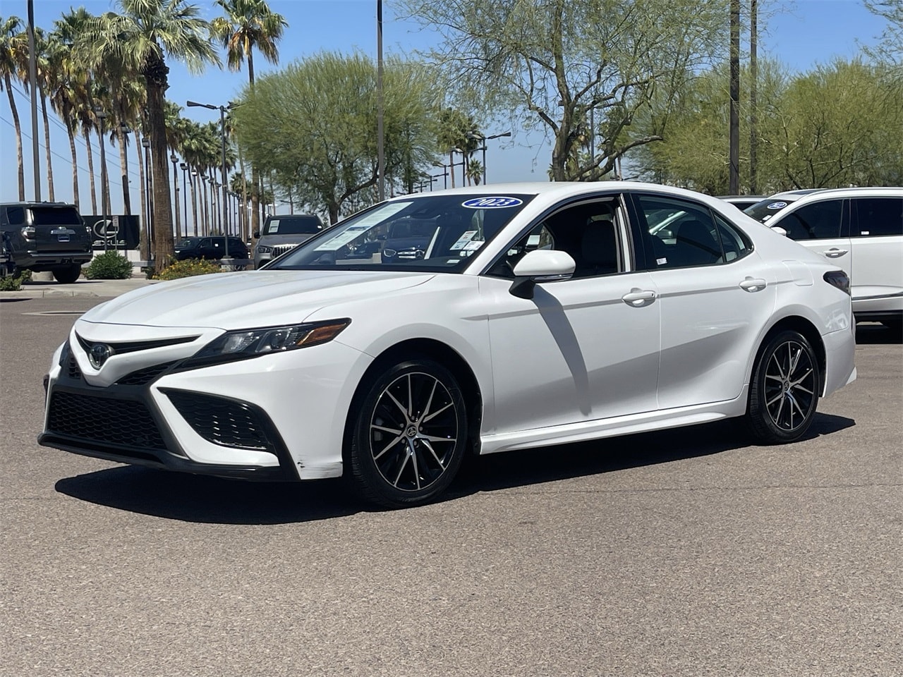 Used 2023 Toyota Camry SE with VIN 4T1G11AK3PU777773 for sale in Peoria, AZ
