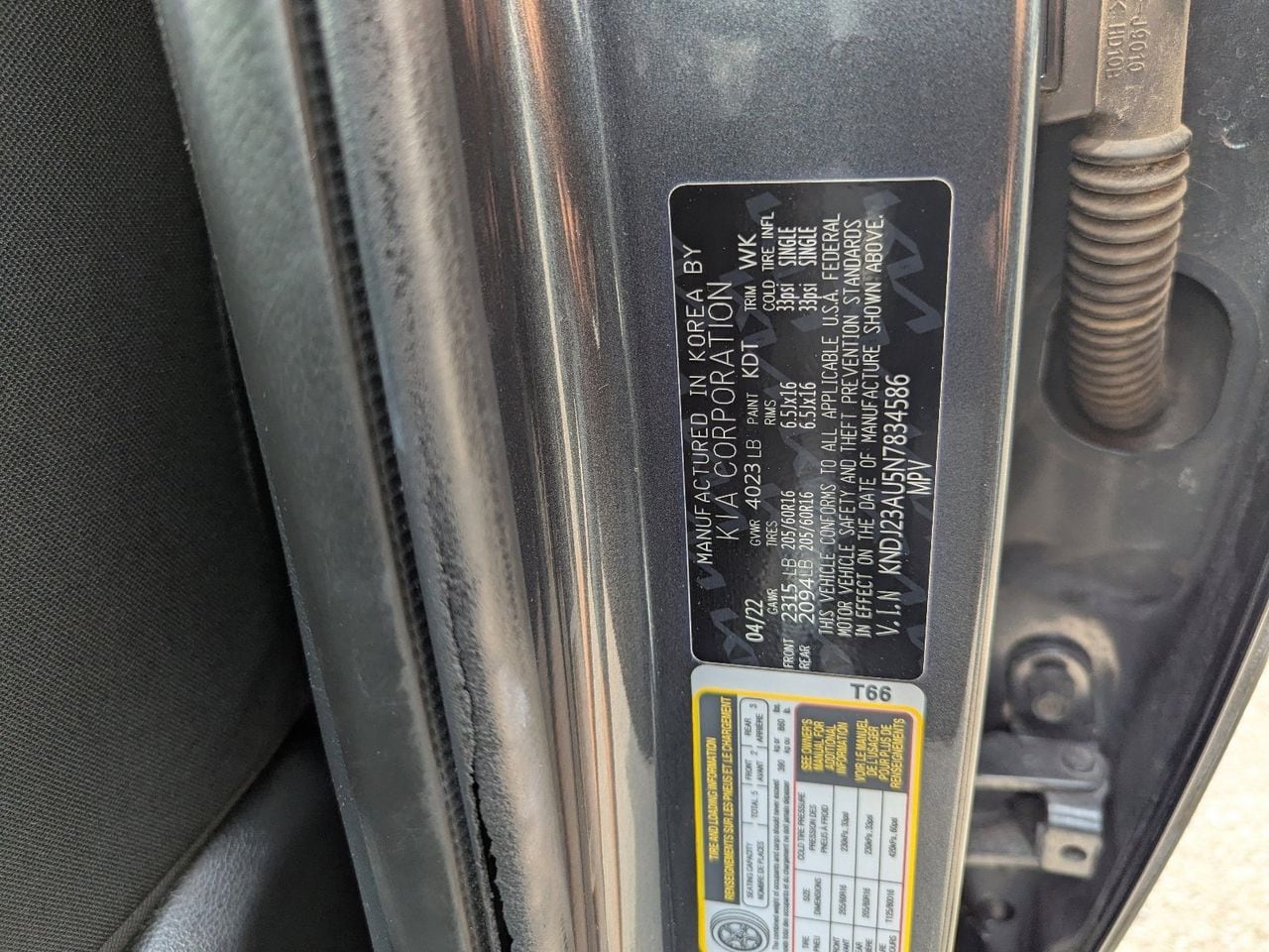 Used 2022 Gravity Gray Kia LX image 32