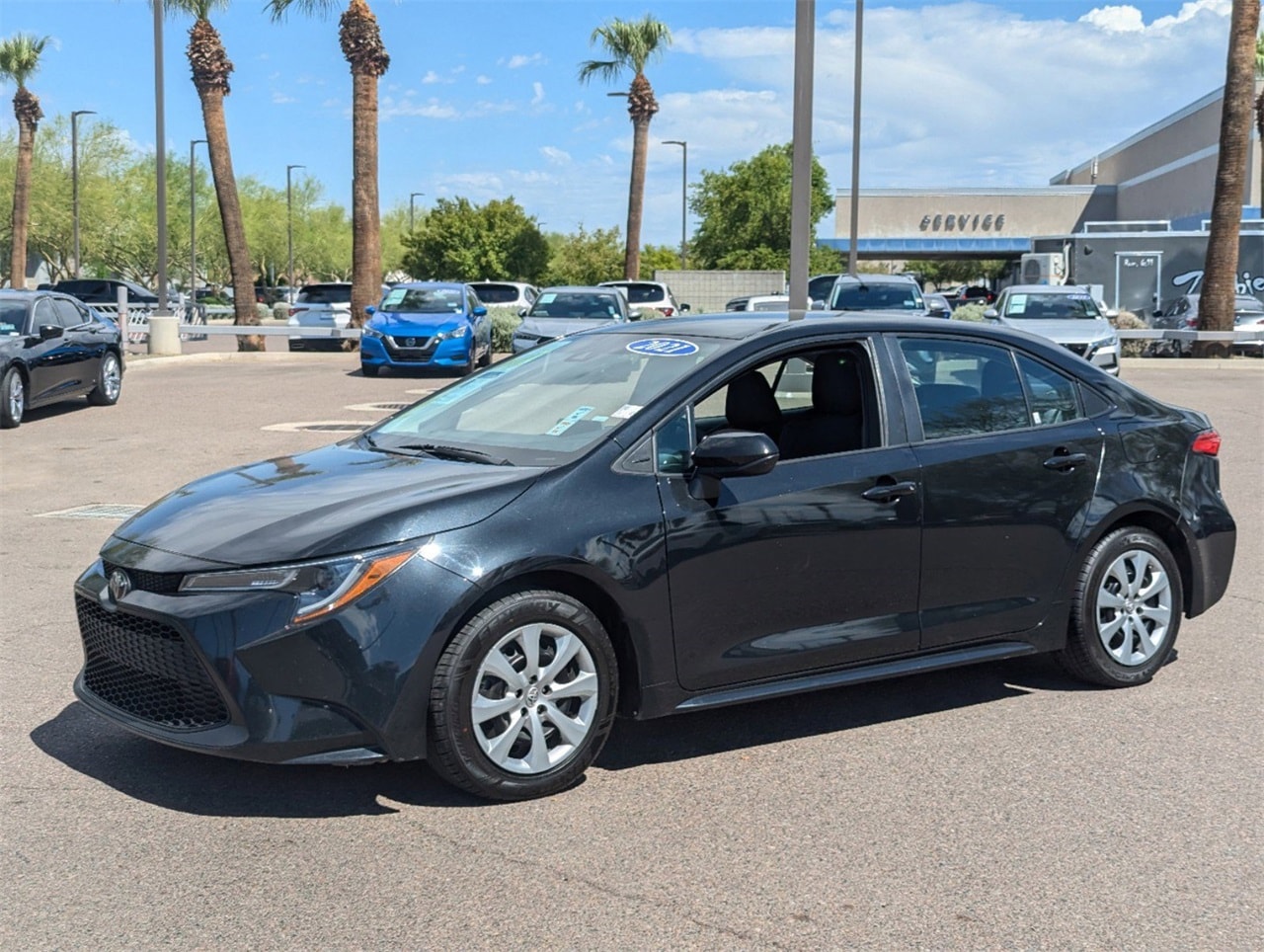 Used 2021 Toyota Corolla LE with VIN 5YFEPMAE5MP240885 for sale in Peoria, AZ