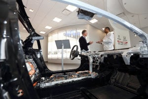 Stripped Acura NSX - Production
