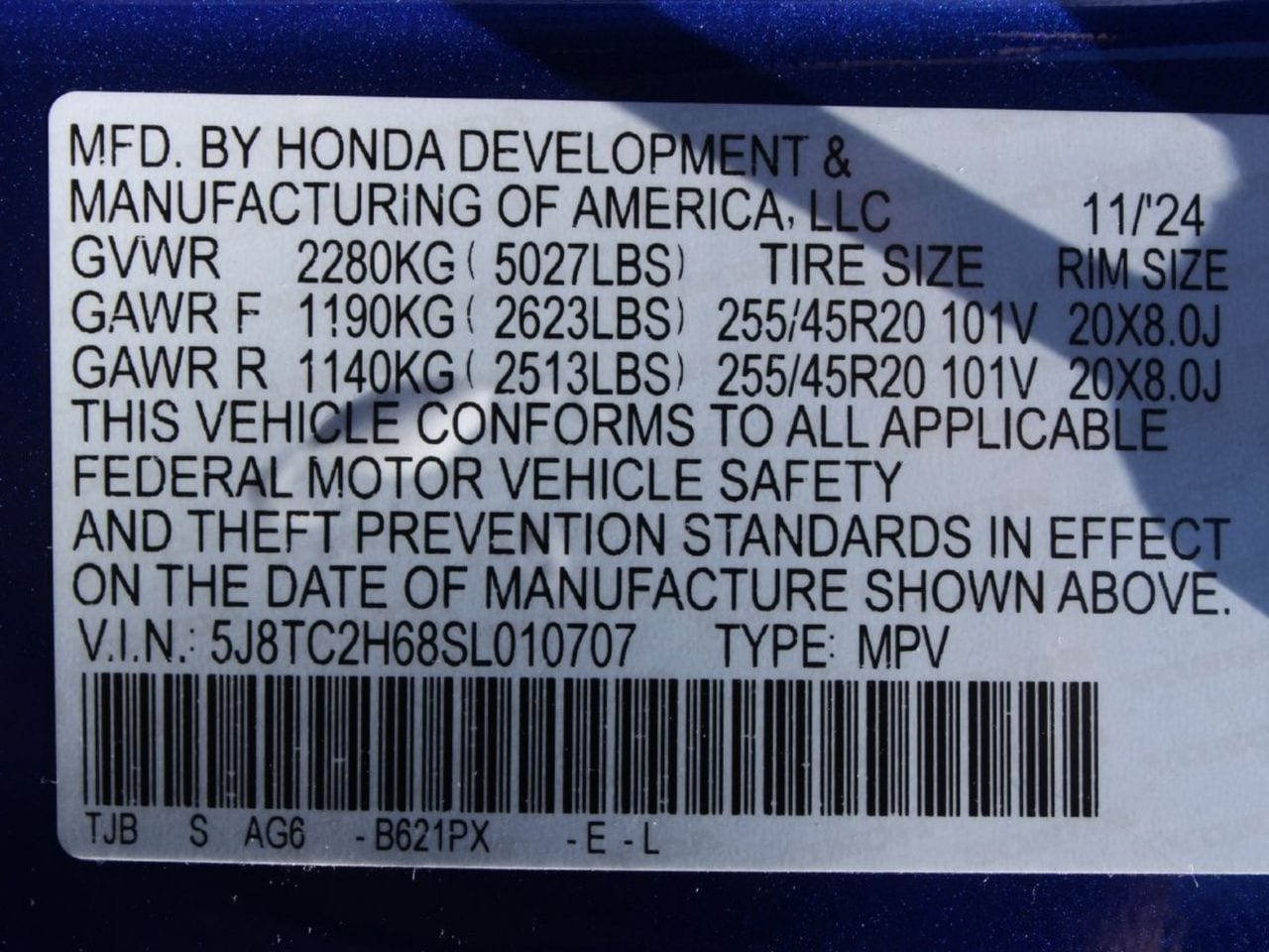 Certified Used 2025 Apex Blue Pearl Acura A-Spec Package SH-AWD image 40