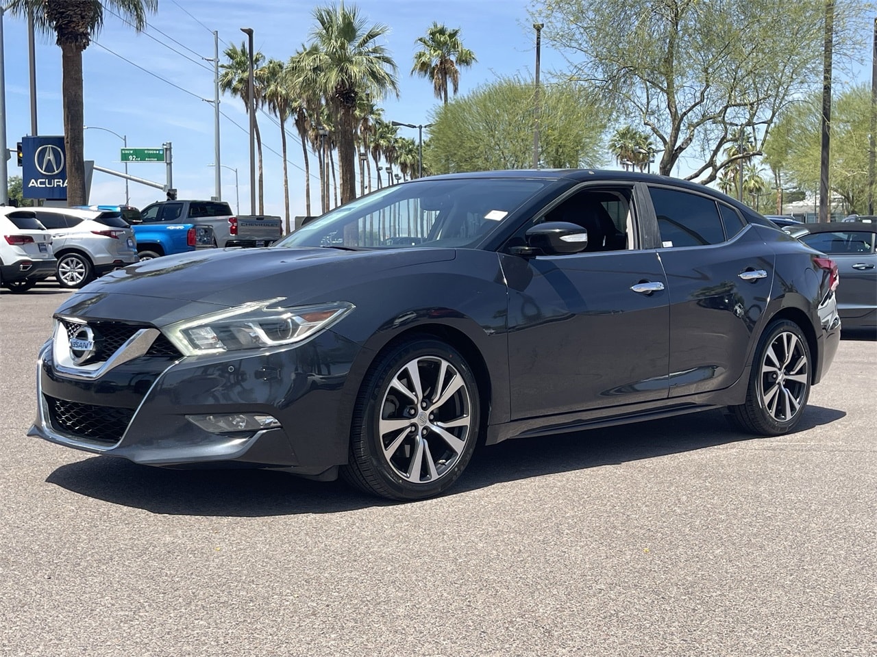 Used 2016 Nissan Maxima SL with VIN 1N4AA6AP8GC379487 for sale in Peoria, AZ