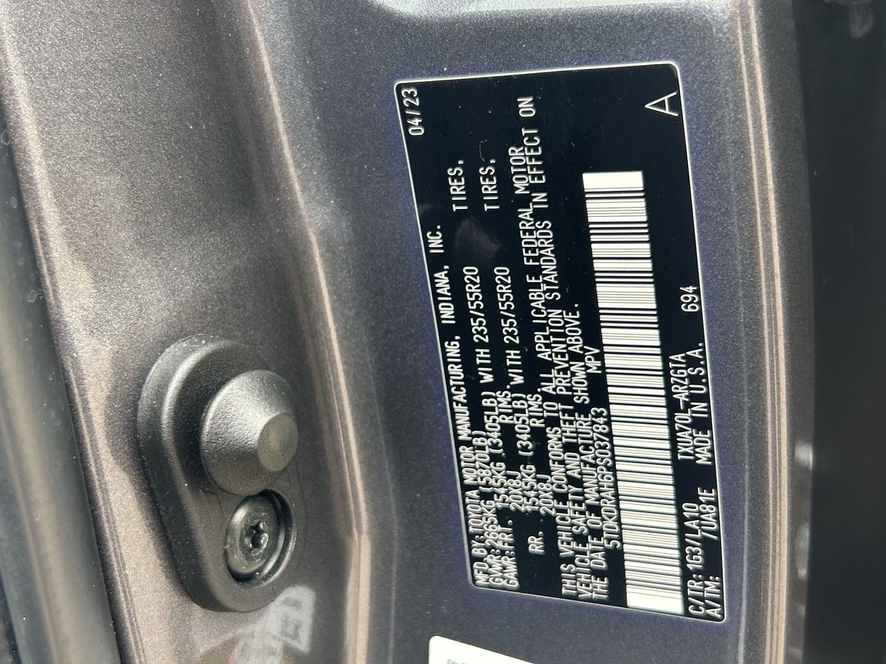 Used 2023 Magnetic Gray Metallic Toyota Platinum image 38