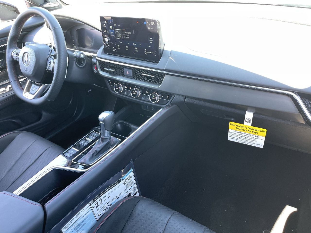 New 2026 Platinum White Pearl Acura A-Spec Advance Package image 15