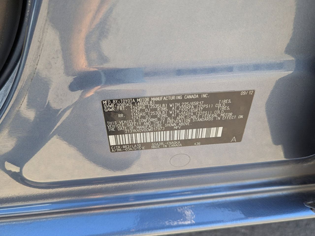 Used 2012 Pacific Blue Metallic Toyota Limited image 33