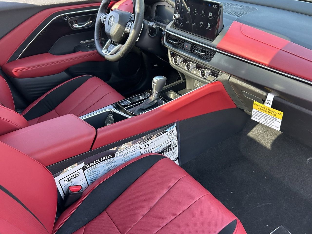 New 2026 Platinum White Pearl Acura A-Spec Advance Package image 13