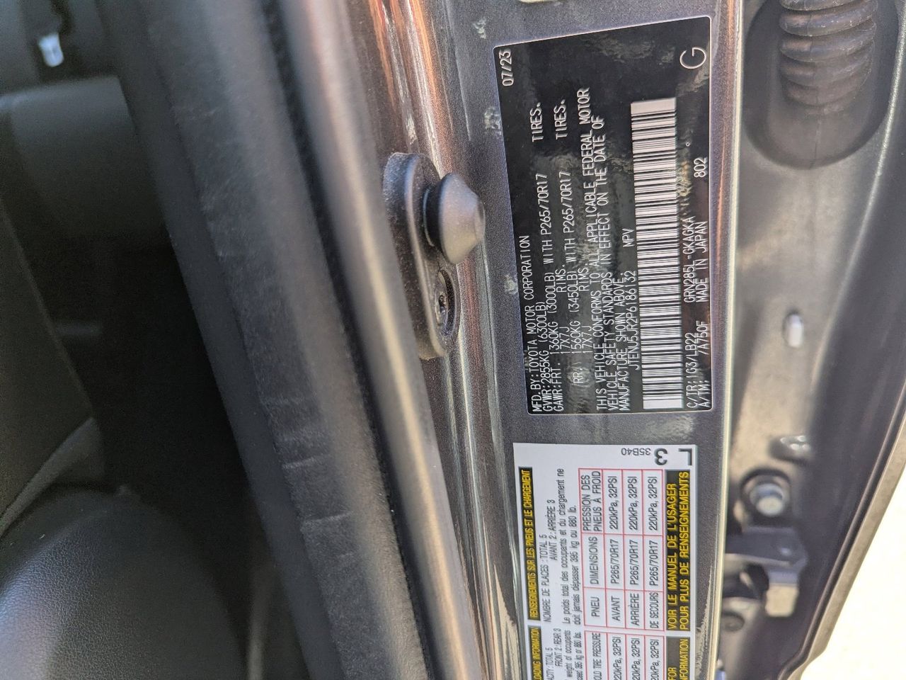 Used 2023 Magnetic Gray Metallic Toyota SR5 Premium image 32