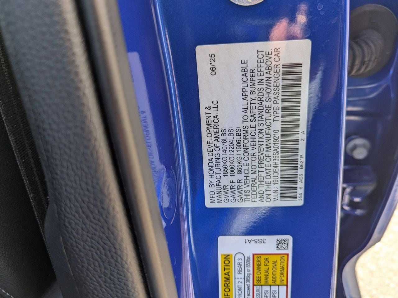 Certified Used 2025 Apex Blue Pearl Acura A-Spec Package image 32