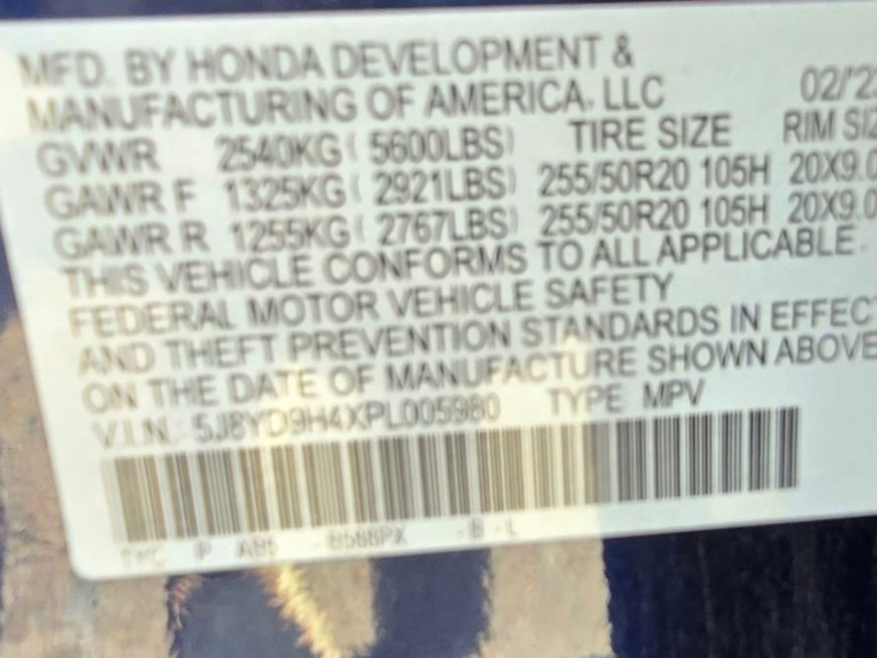 Used 2023 Fathom Blue Pearl Acura Technology image 37