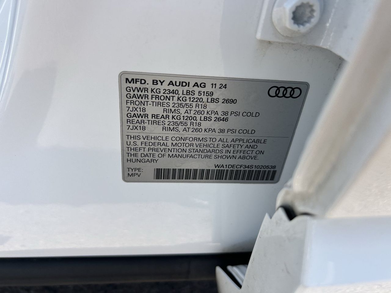 Used 2025 Arkona White Audi Premium S Line Quattro image 35