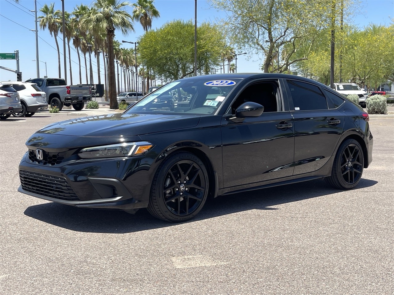 Used 2022 Honda Civic Hatchback Sport with VIN 19XFL2G85NE022745 for sale in Peoria, AZ