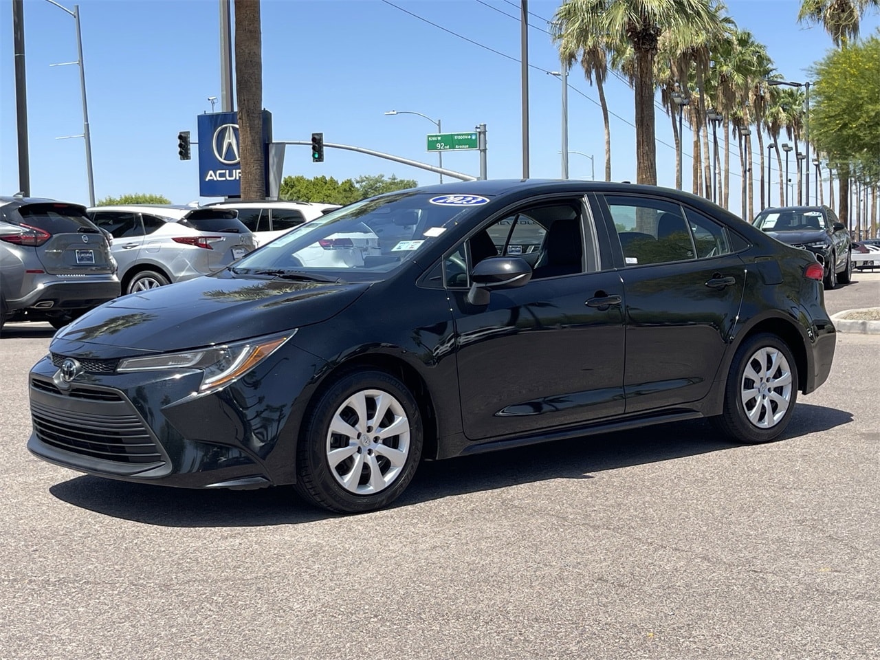 Used 2023 Toyota Corolla LE with VIN 5YFB4MDEXPP002722 for sale in Peoria, AZ
