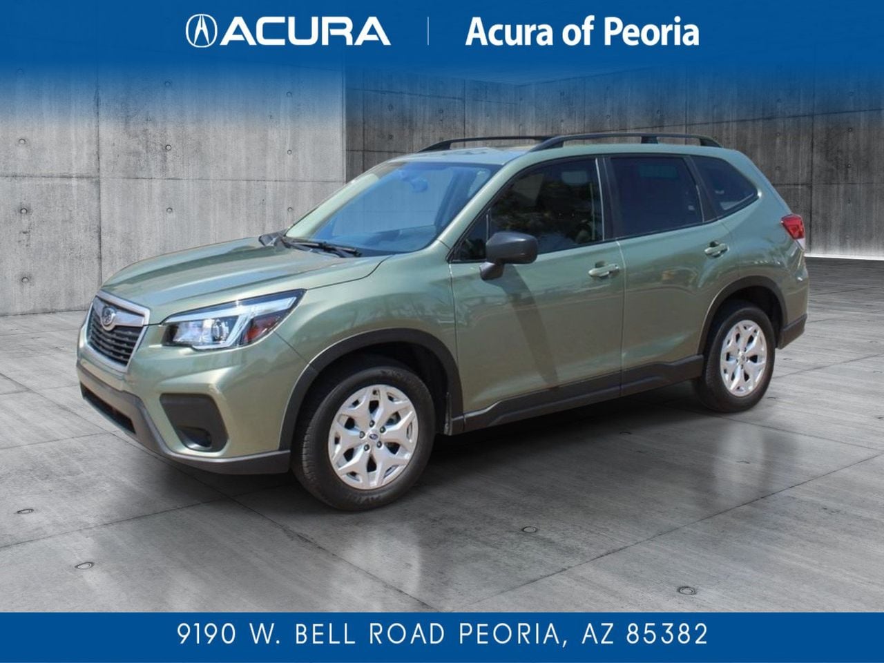Jasper Green Metallic 2019 Subaru Forester SUV / Crossover All-Wheel Drive Continuously Variable Transmission