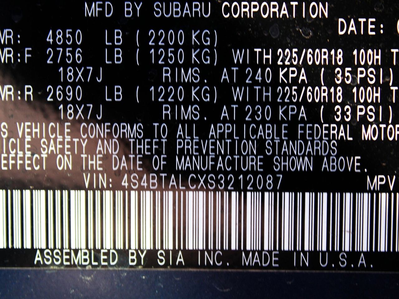 Used 2025 Cosmic Blue Pearl Subaru Onyx Edition image 35