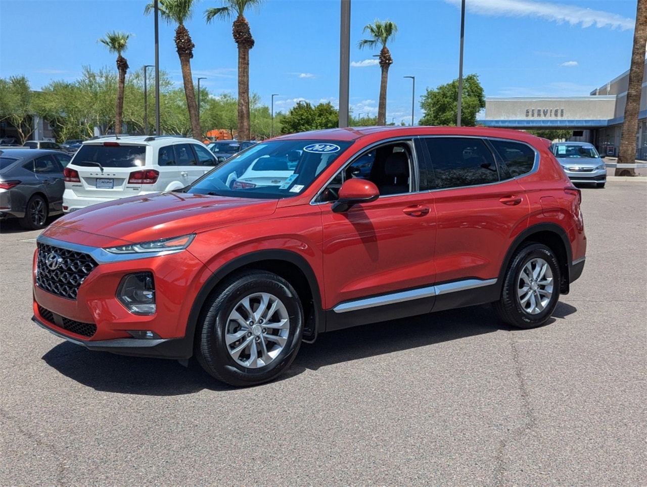 Used 2020 Hyundai Santa Fe SEL with VIN 5NMS33AD8LH214581 for sale in Peoria, AZ