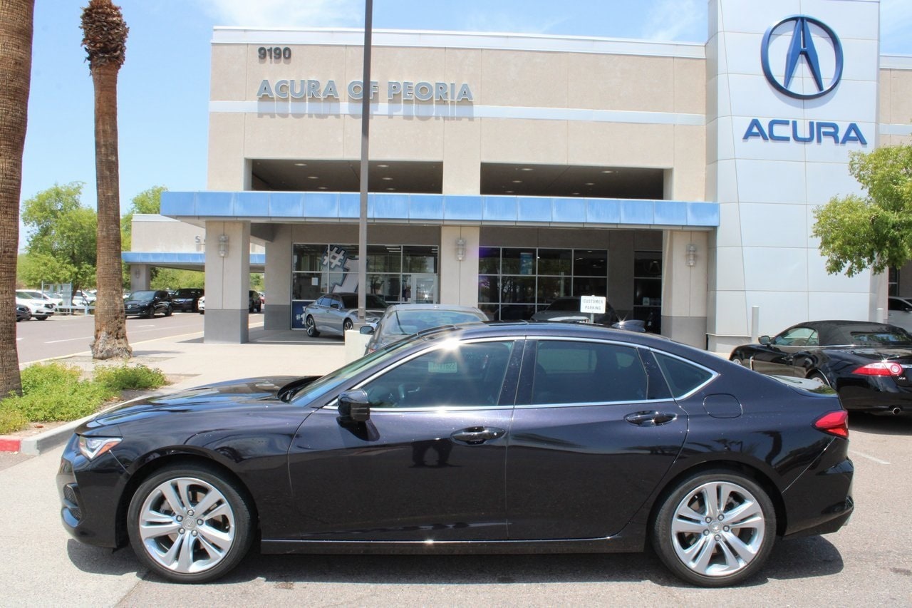 Used 2021 Acura TLX Technology Package with VIN 19UUB5F40MA004618 for sale in Peoria, AZ