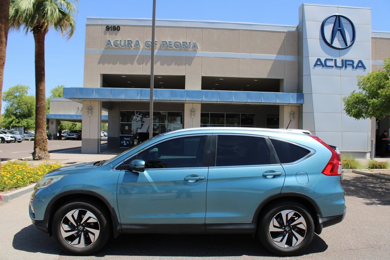 Used 2016 Honda CR-V Touring with VIN 5J6RM4H98GL006296 for sale in Peoria, AZ