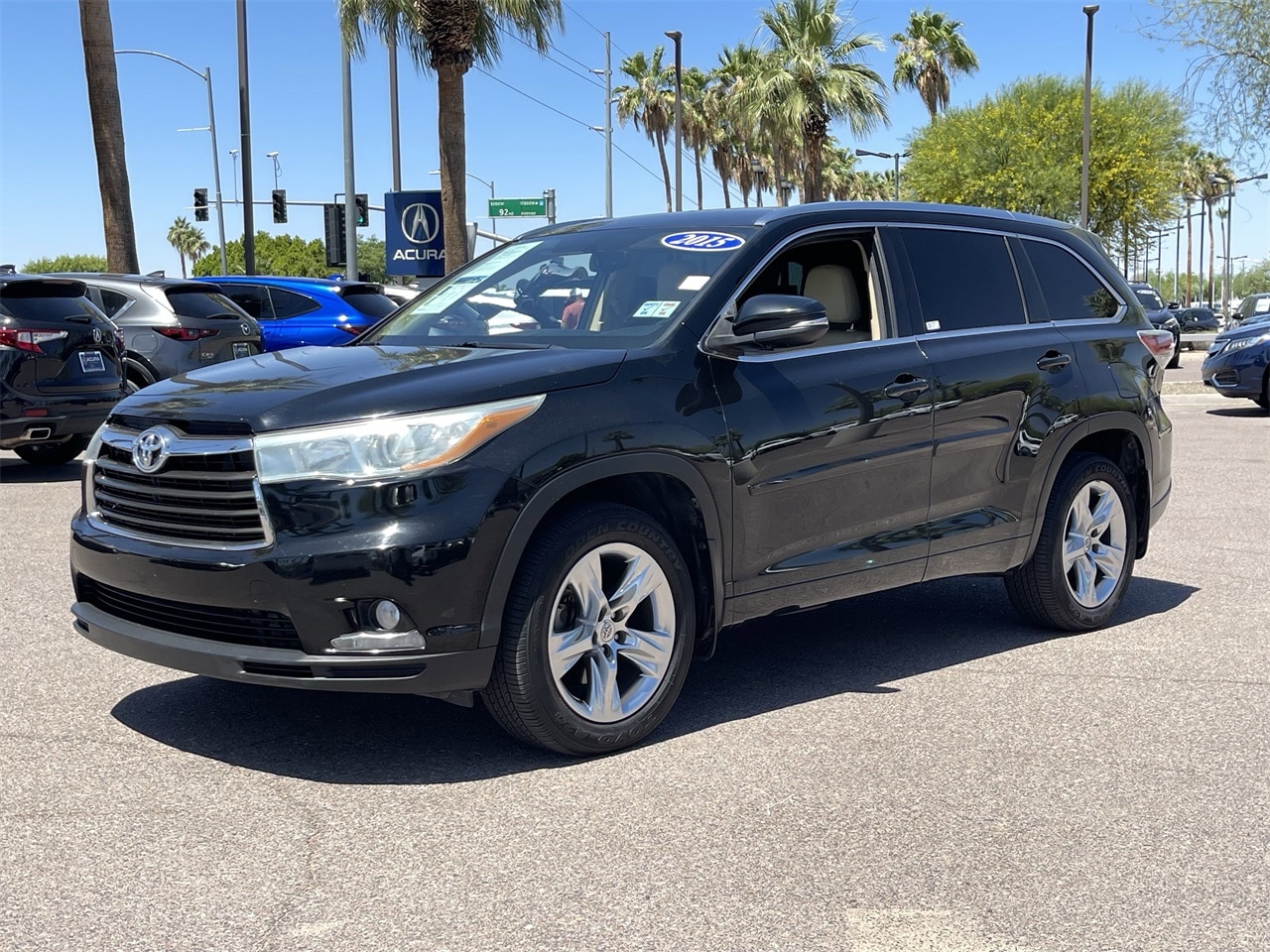 Used 2015 Toyota Highlander Limited with VIN 5TDDKRFH4FS141673 for sale in Peoria, AZ