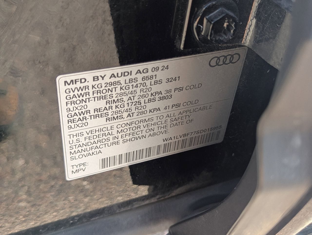 Used 2025 Mythos Black Metallic Audi 55 Premium Plus Quattro image 34