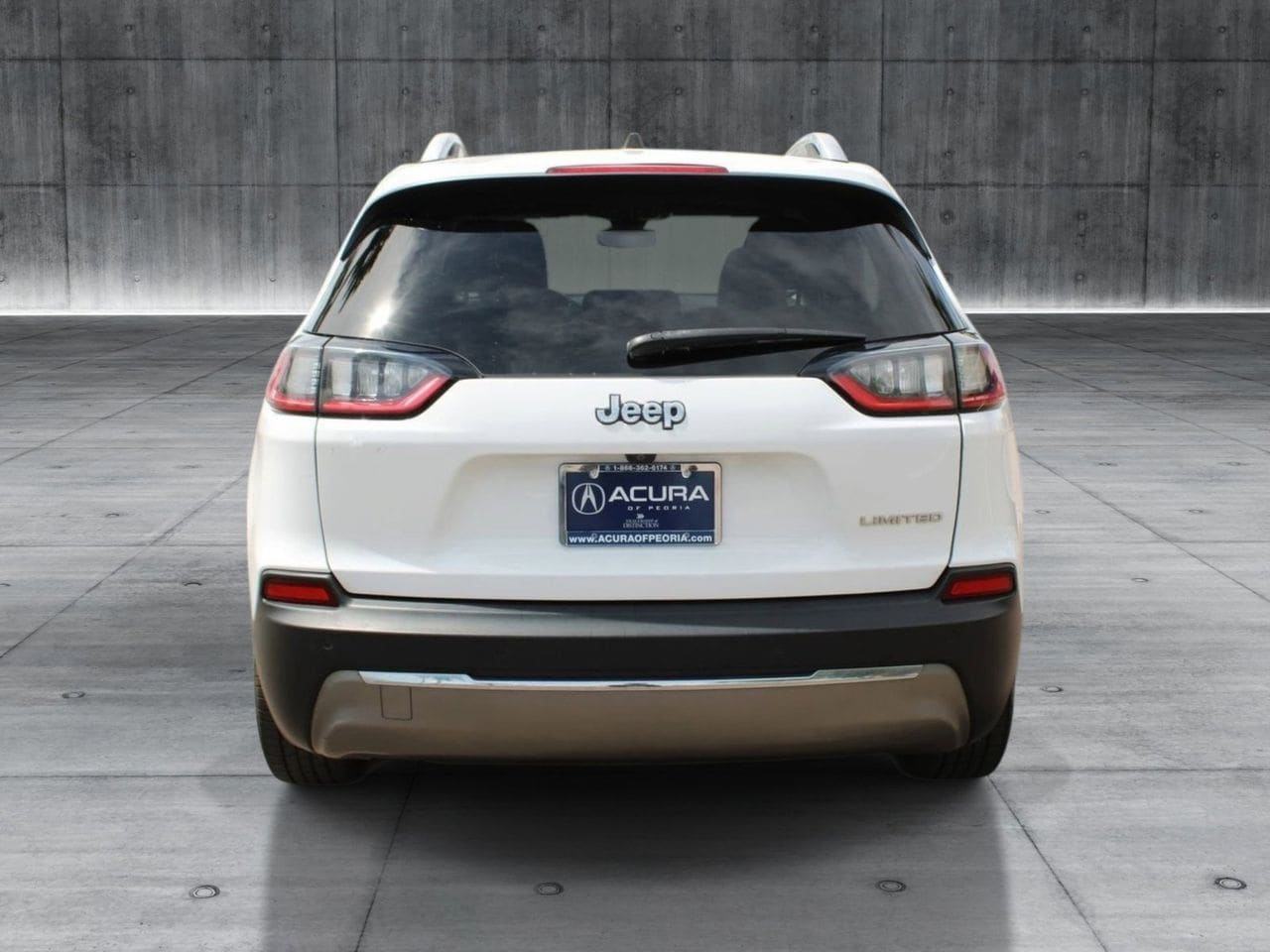 Used 2020 Bright White Clearcoat Jeep Limited image 4