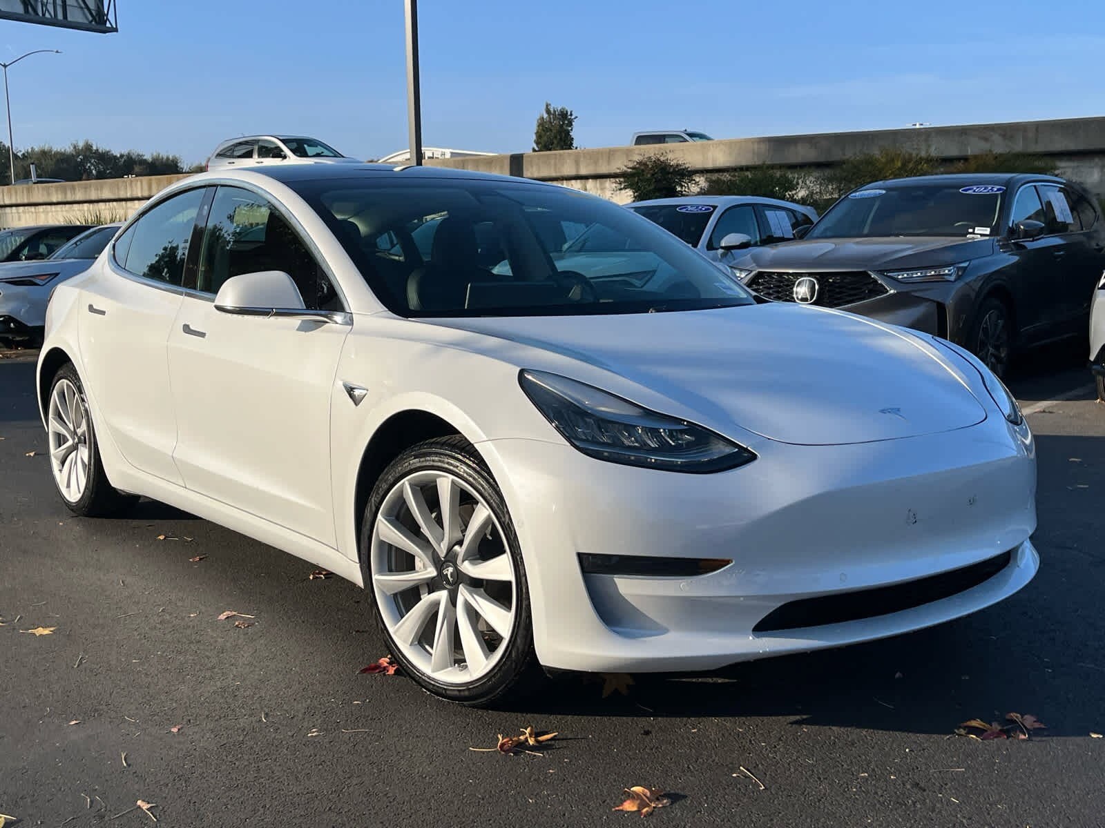 Used 2019 Tesla Model 3 Base with VIN 5YJ3E1EA1KF311818 for sale in Pleasanton, CA