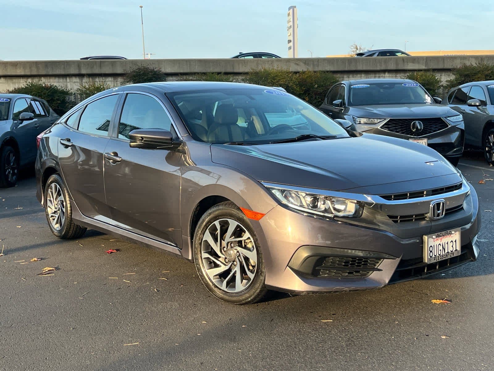 Used 2017 Honda Civic EX with VIN 2HGFC2F77HH509867 for sale in Pleasanton, CA