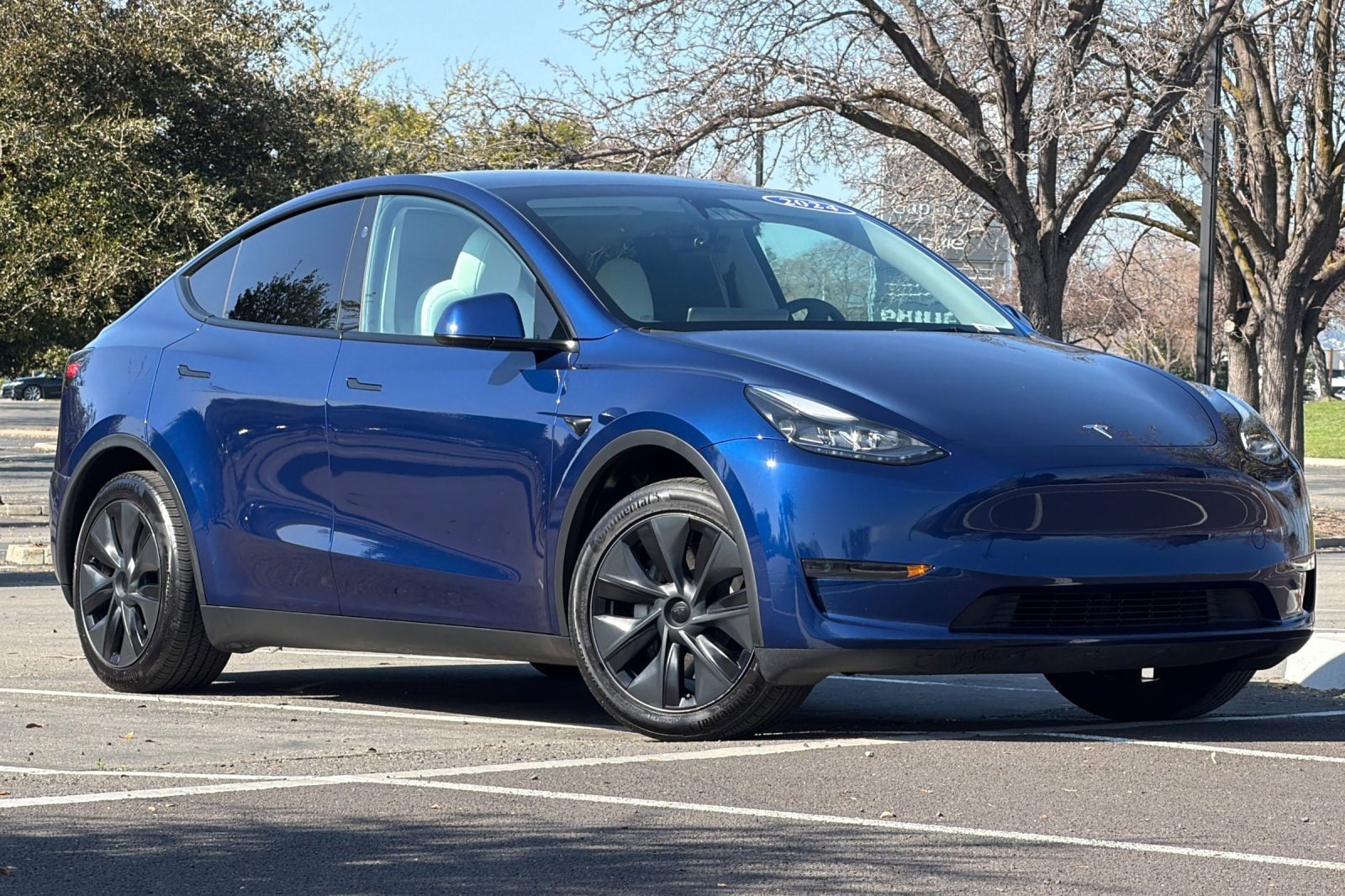 Used 2024 Tesla Model Y Long Range with VIN 7SAYGDED5RF112621 for sale in Pleasanton, CA