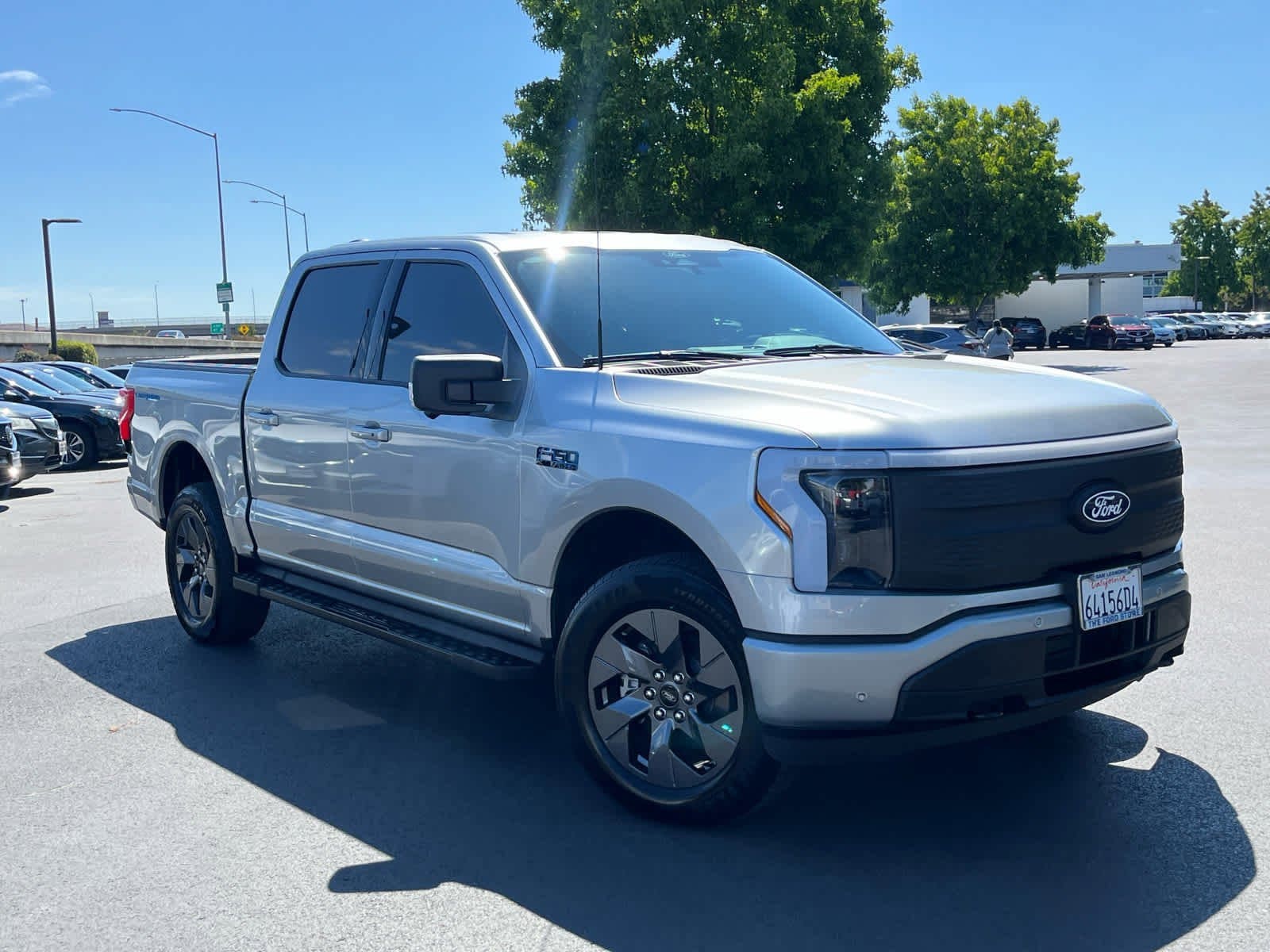 Used 2024 Ford F-150 Lightning Flash with VIN 1FT6W3L78RWG28014 for sale in Pleasanton, CA