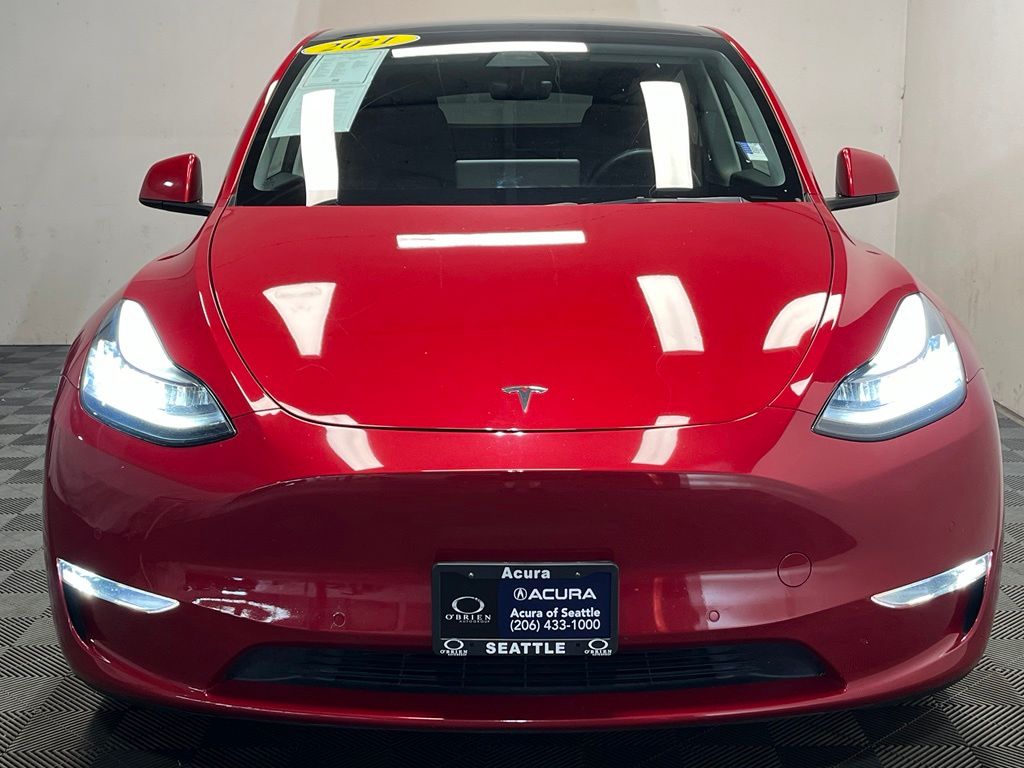 Used 2021 Tesla Model Y Long Range with VIN 5YJYGDEE2MF285236 for sale in Tukwila, WA