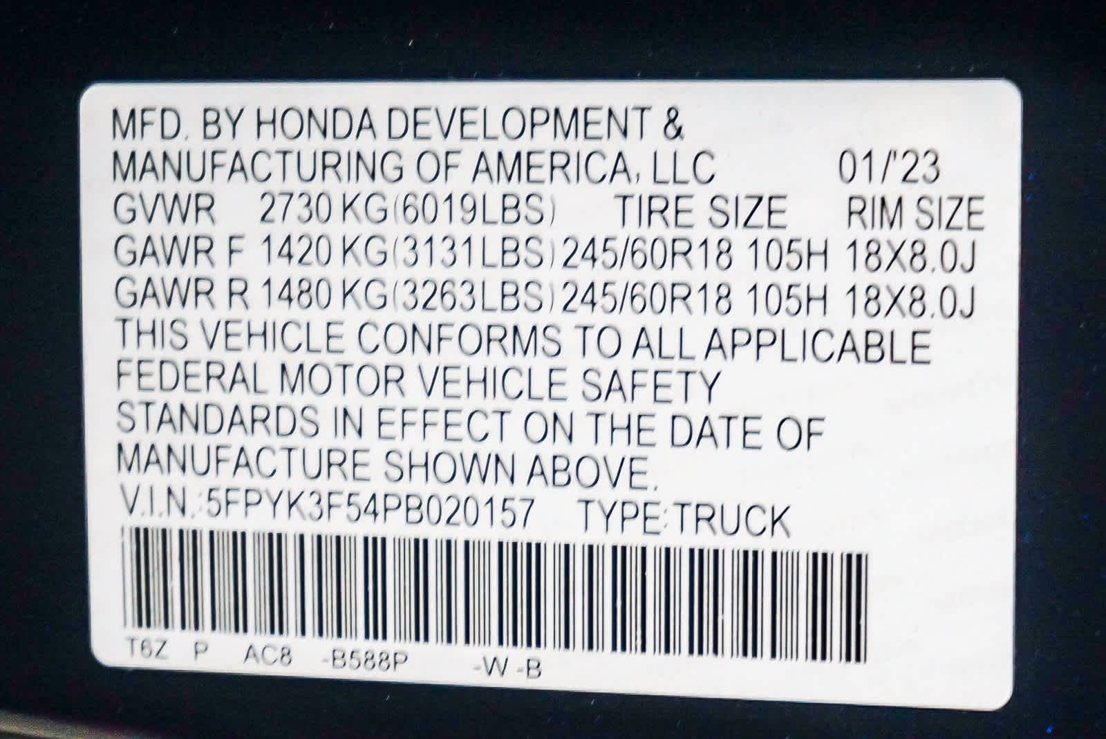 Thumbnail: 2023 Honda Ridgeline - 31