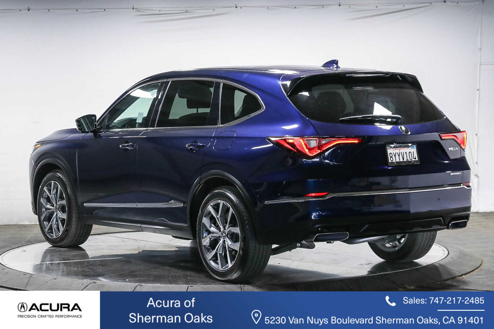 Used 2022 Acura MDX Technology Package with VIN 5J8YE1H4XNL030342 for sale in Sherman Oaks, CA