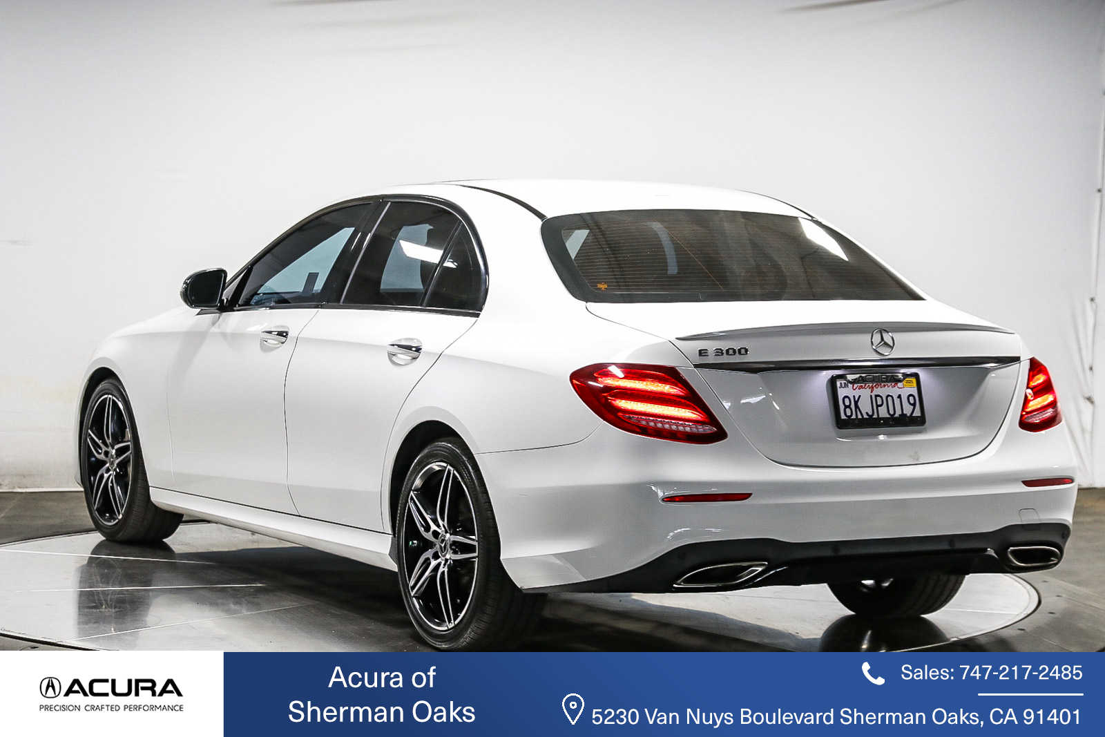 Used 2019 Mercedes-Benz E-Class E300 with VIN WDDZF4JBXKA630821 for sale in Sherman Oaks, CA