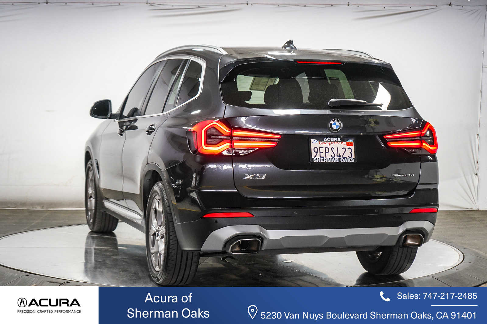 Used 2022 BMW X3 30i with VIN WBX47DP07NN187213 for sale in Sherman Oaks, CA