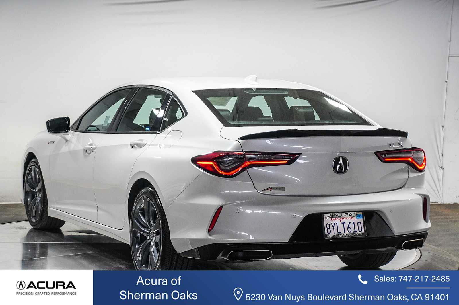 Used 2021 Acura TLX A-SPEC Package with VIN 19UUB5F51MA016124 for sale in Sherman Oaks, CA