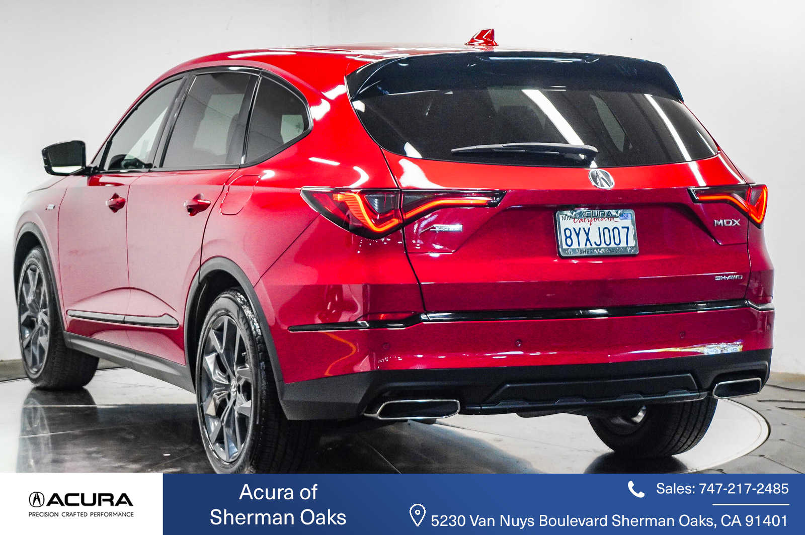 Used 2022 Acura MDX A-Spec Package with VIN 5J8YE1H04NL028714 for sale in Sherman Oaks, CA