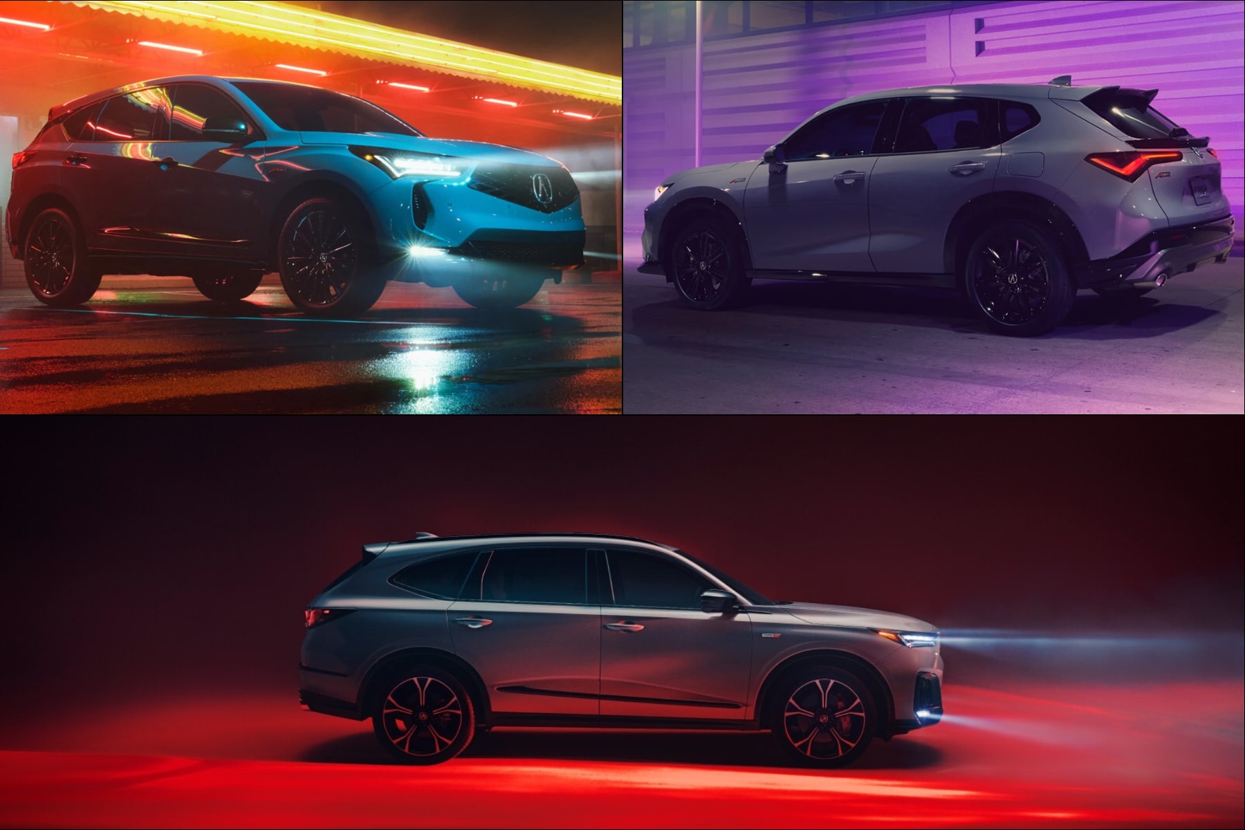 2026 Acura MDX, Acura RDX, and the new Acura ADX 
