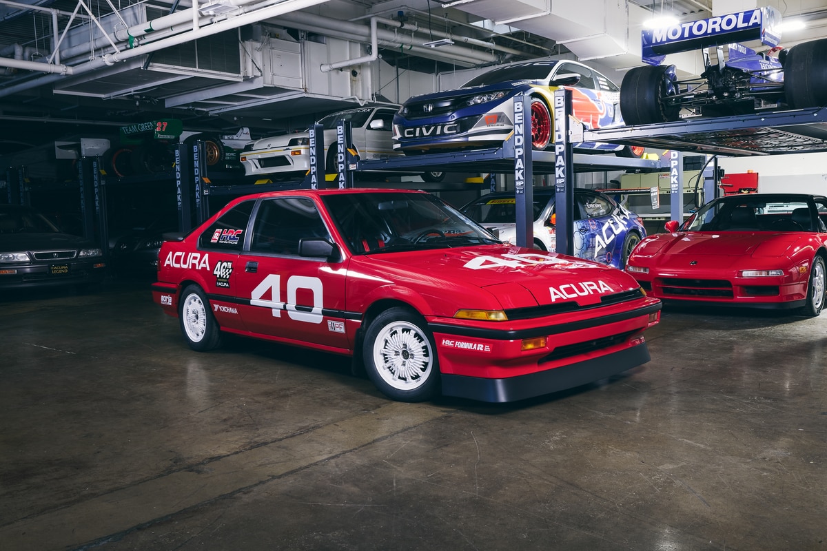 Acura Integra 40 Racer in red